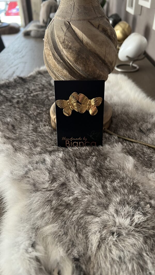 Studs Butterfly Gold