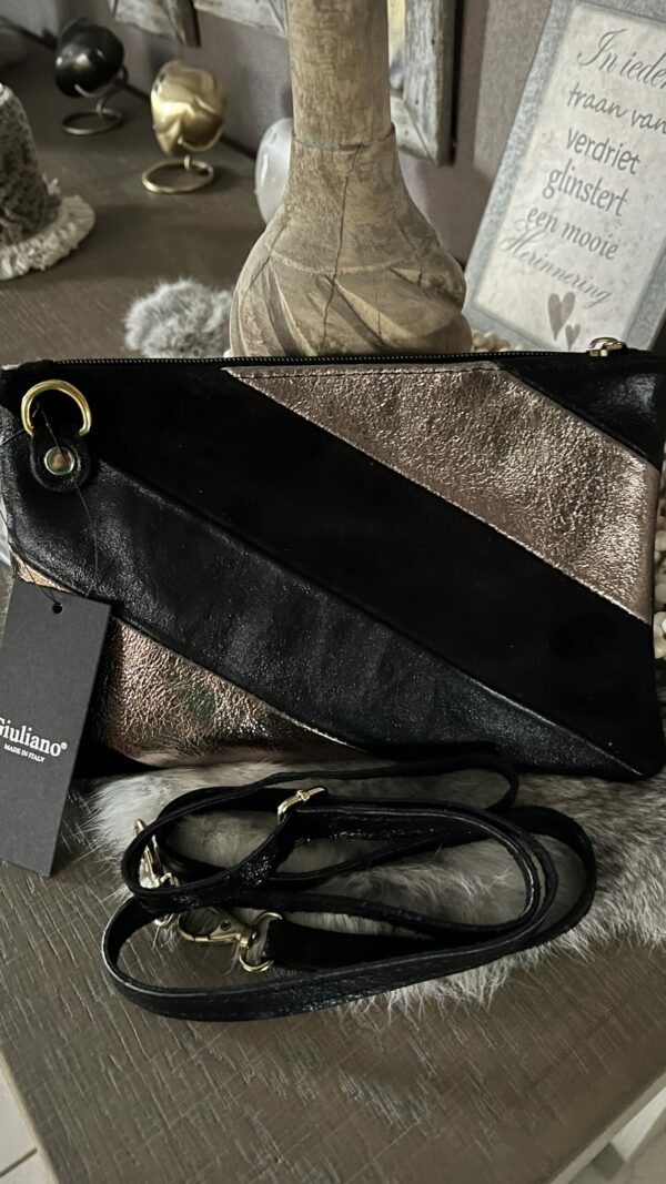 Schoudertas Rainbow Black-Gold