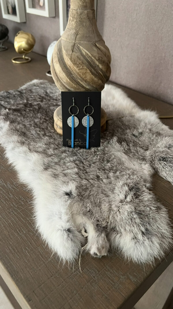 Lisa-Jeansblauw/Zilver