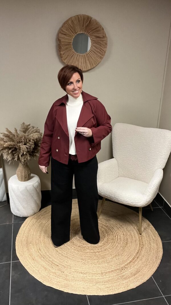 Trenchcoat Burgundy Terra di Siena