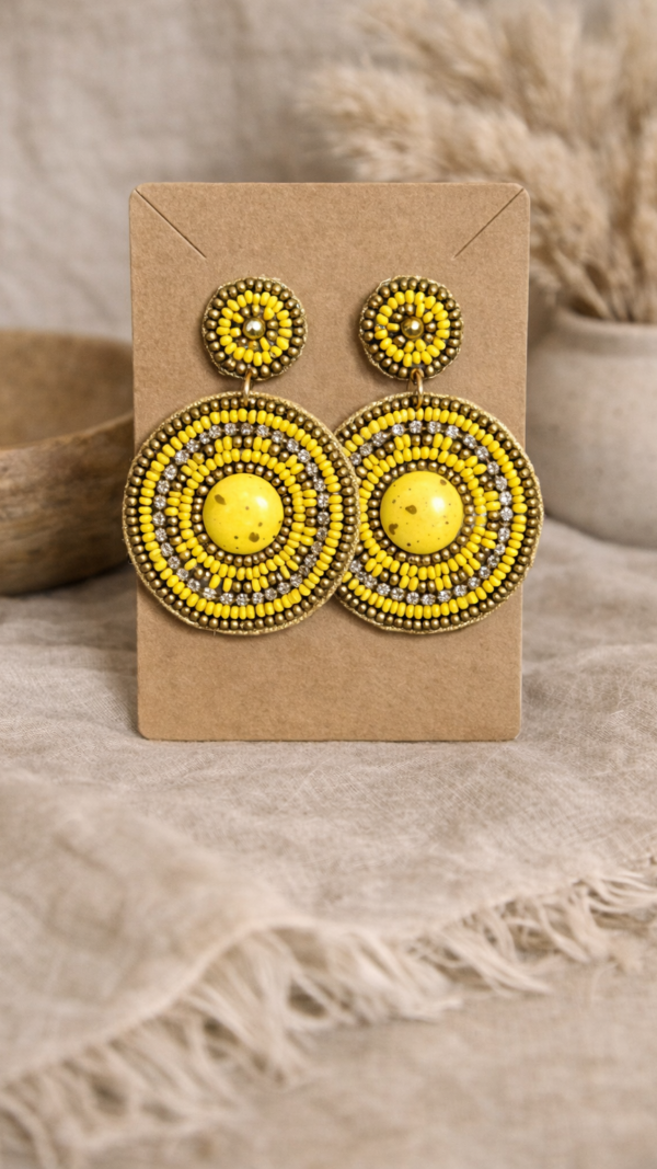 Oorbellen Soleil – boho statement oorbellen