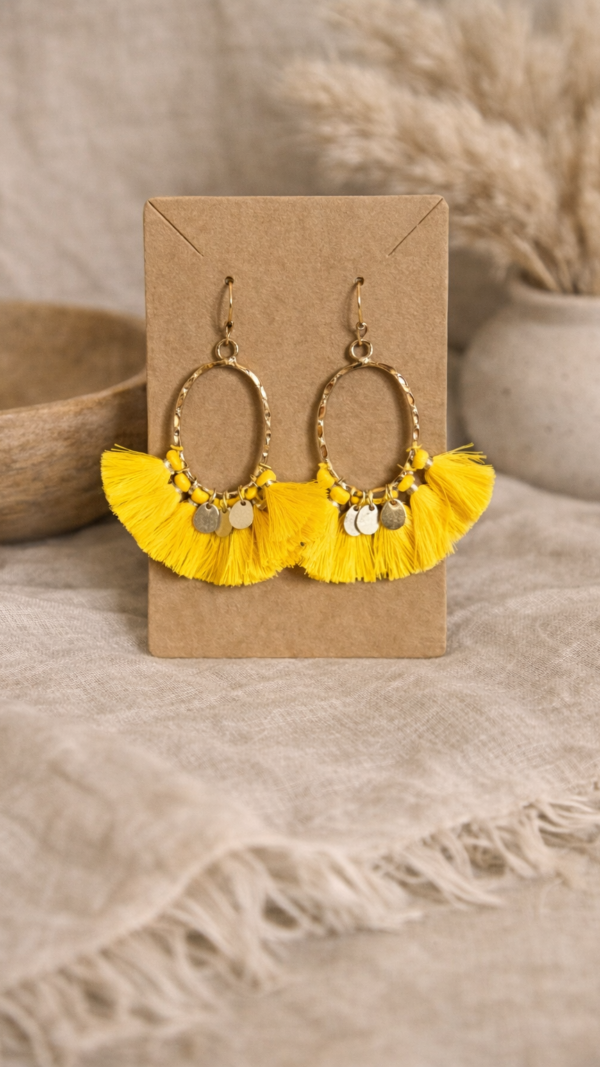 Oorbellen Sunny – boho statement oorbellen