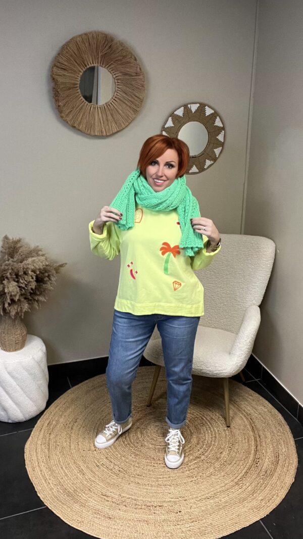 Miss Terre “Mint Glow Sjaal”