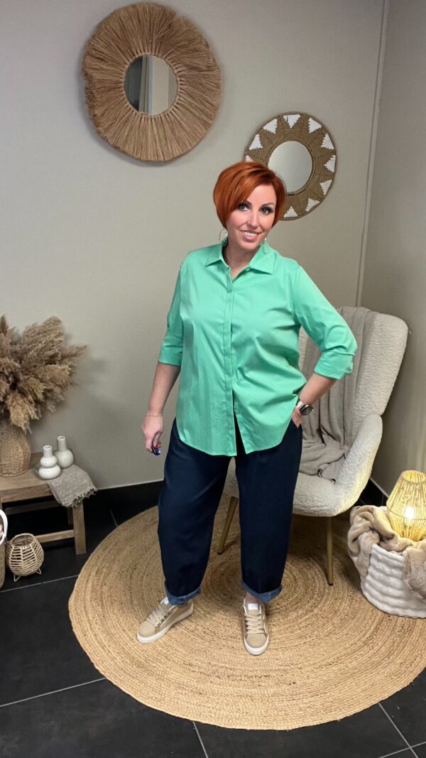 Terra di Siena Basishemd Felgroen