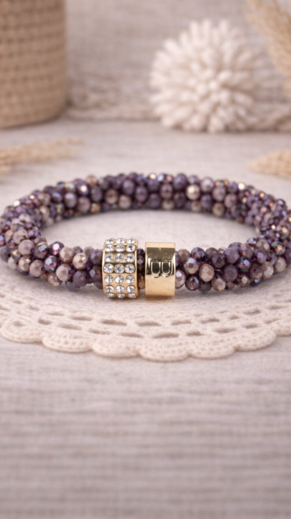 BEADZ LUX - Lila Purple Mix (RVS Gold)