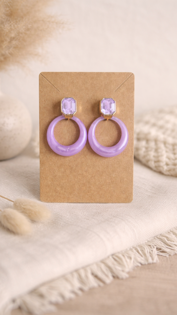 Lavender Glow Oorringen