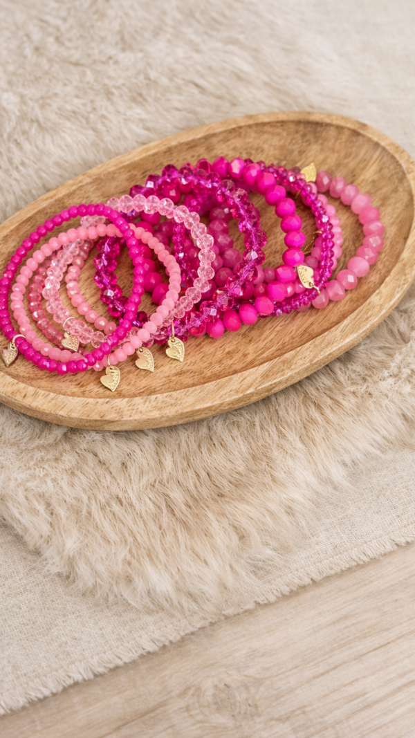 Sunset Pink Armbandenset
