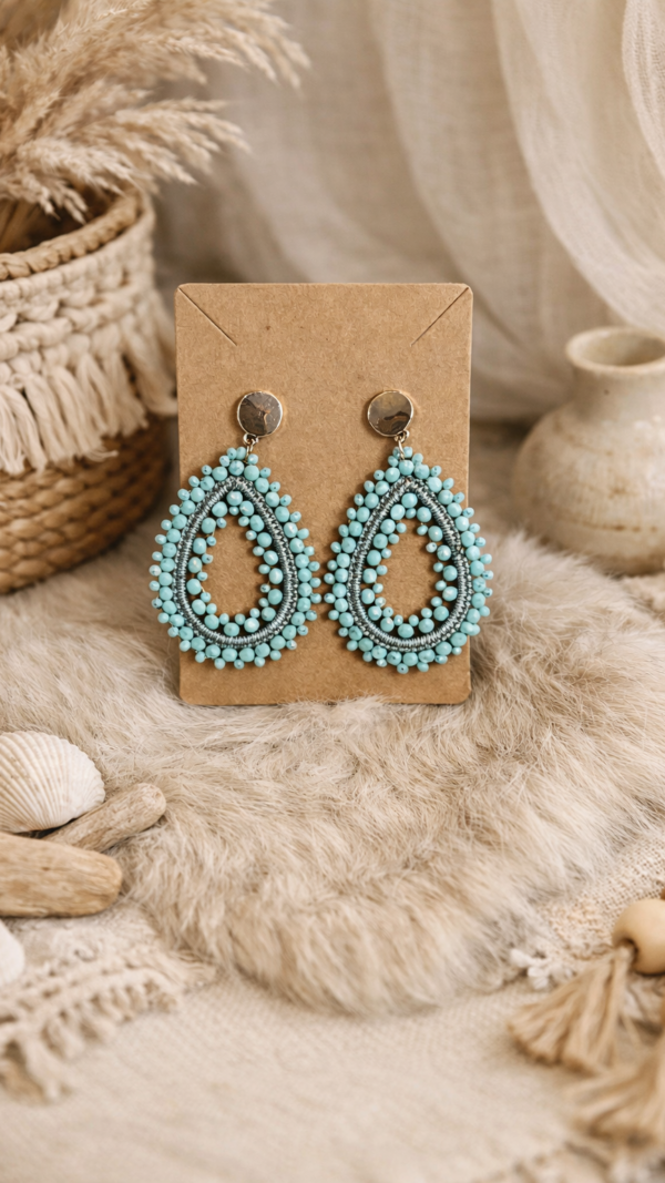 Isla Turquoise Oorringen