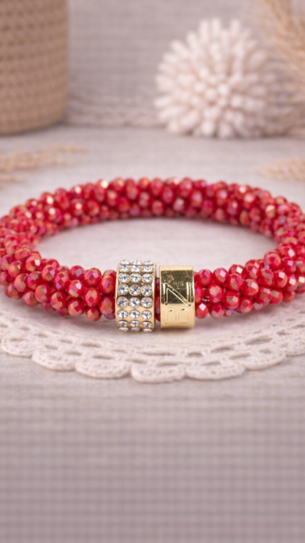 BEADZ LUX - Red (RVS Gold)