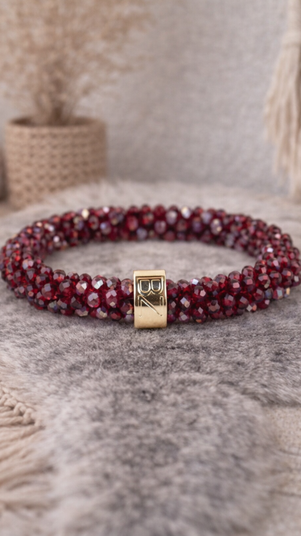 BEADZ - Bordeaux Mix (RVS Gold)