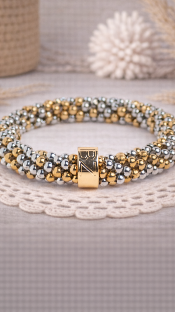 STAINLESS STEEL - Gold Silver (RVS Gold)