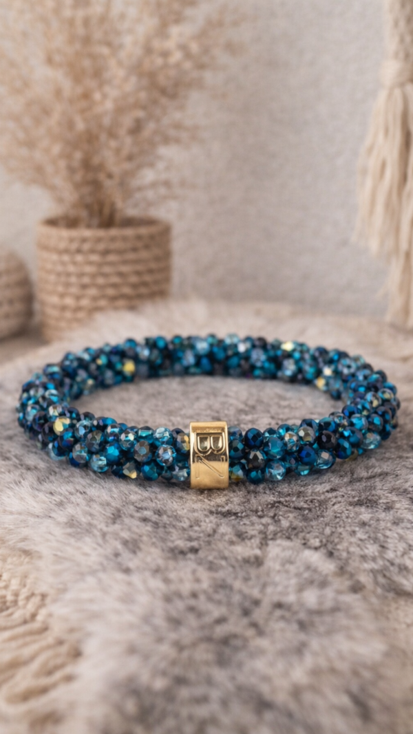 BEADZ - Blue Mix (RVS Gold)