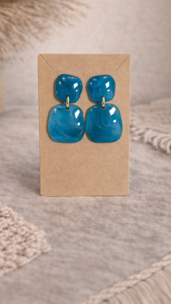 Oorbellen Ocean Glow – statement oorbellen