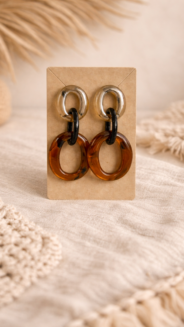 Oorbellen Amber – statement oorbellen