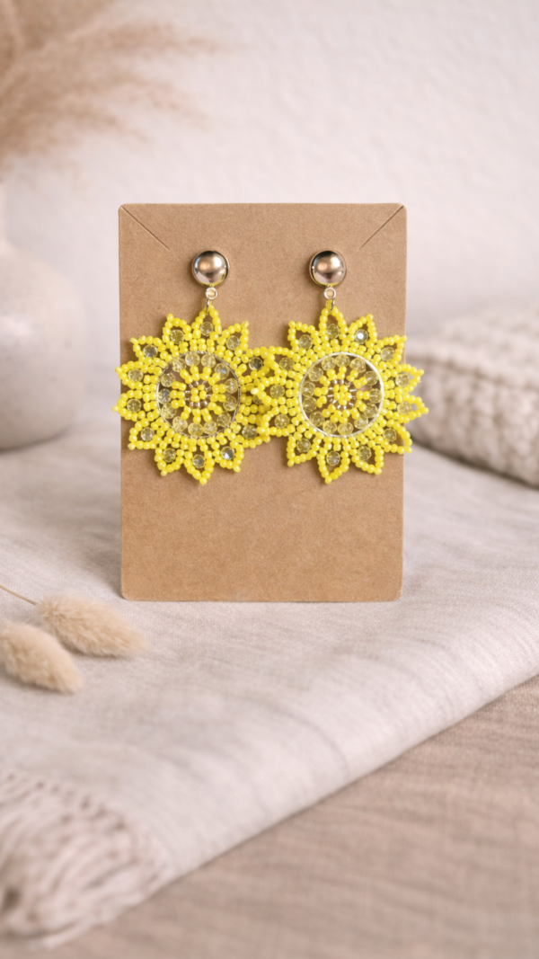 Solar Flower Oorringen