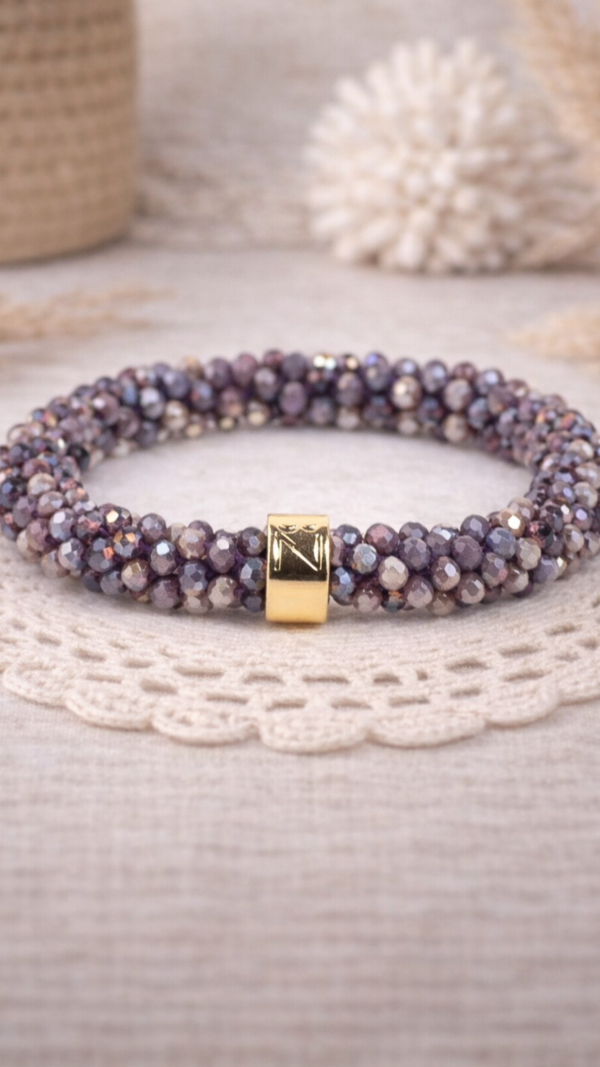 BEADZ - Lila Purple Mix (RVS Gold)