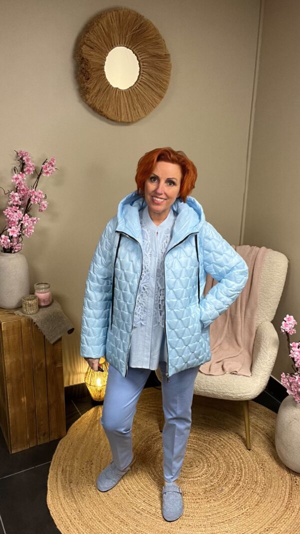 Urban essential nylon jas Blauw