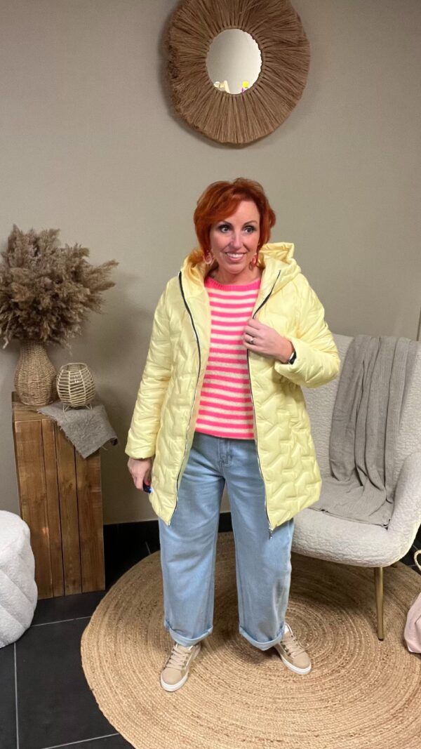 Soft Yellow Puffer Jacket