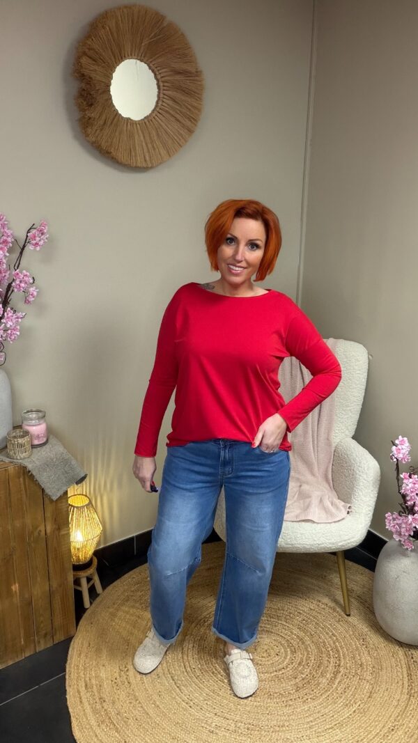 Longsleeve Conny - Rood