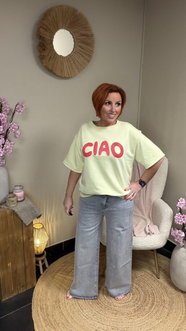 Stretch Wide Leg Jeans – Comfort Fit Dames Grijs