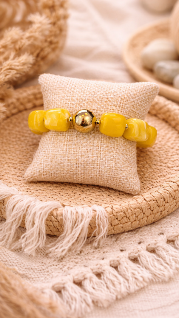 Luna Bracelet - Geel