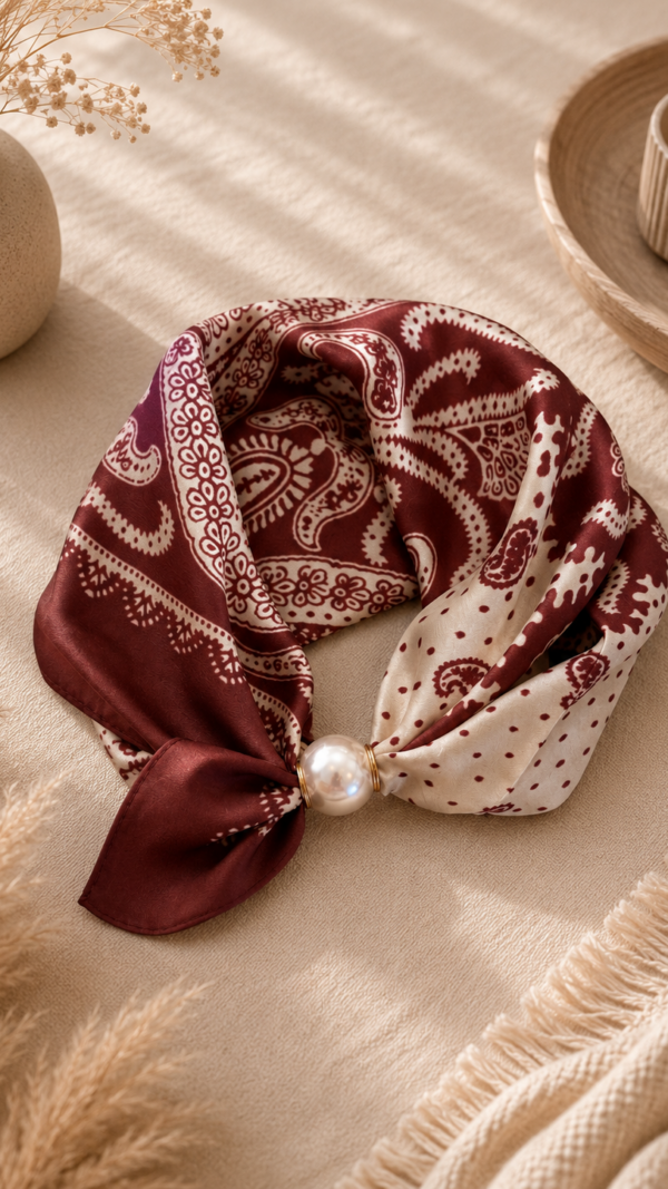 Burgundy Chic Satin