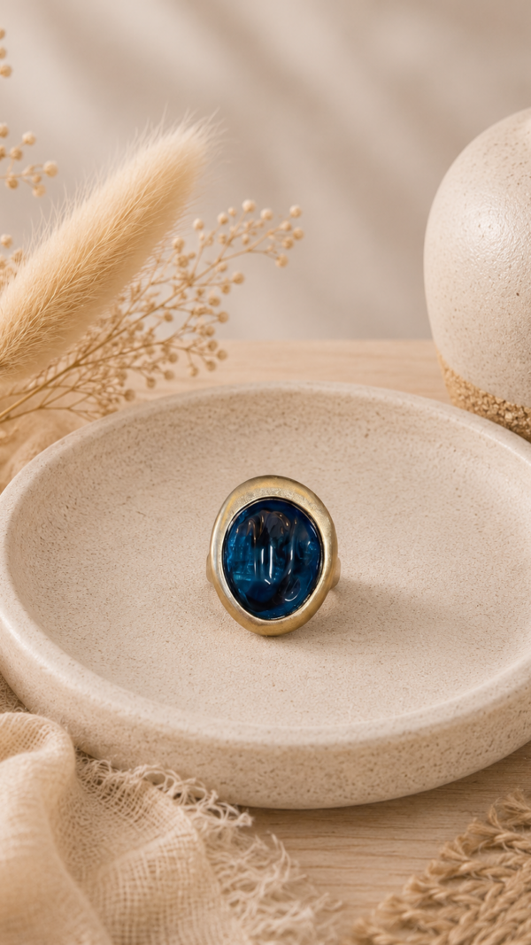 Nova Ring - Gold/Blue