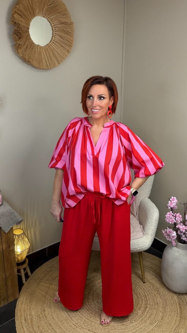 Broek Ruby Curvy - Rood