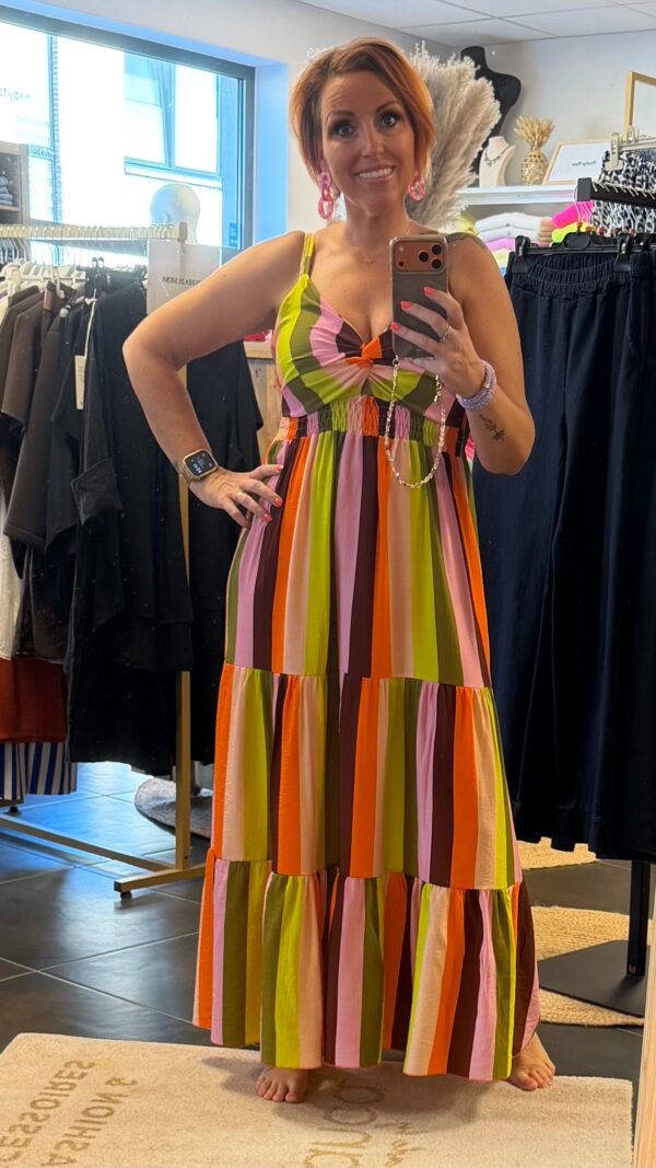 Maxi Jurk Ibiza Stripes