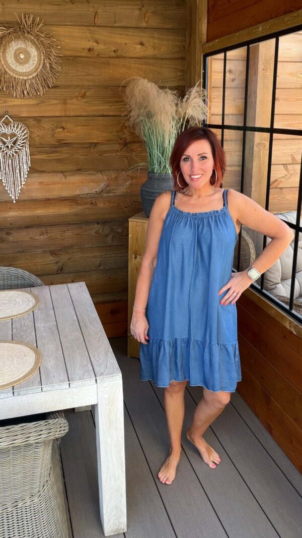 Summer Denim Jurk - Donker